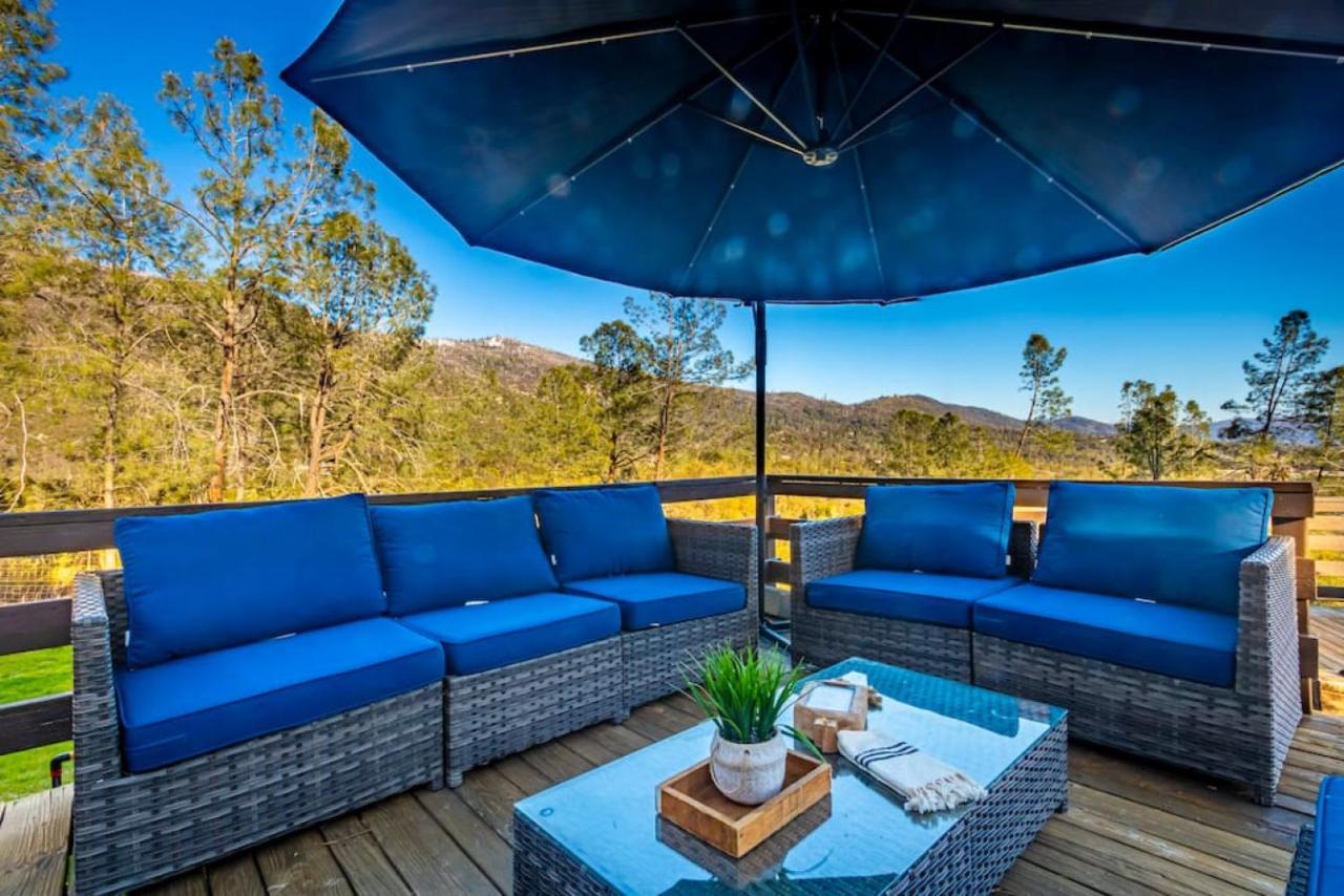 Sierra Vista Lookout Lodge With Creek, Waterfall And Waterholes, Minutes From Bass Lake And Yosemite South Gate North Fork Kültér fotó