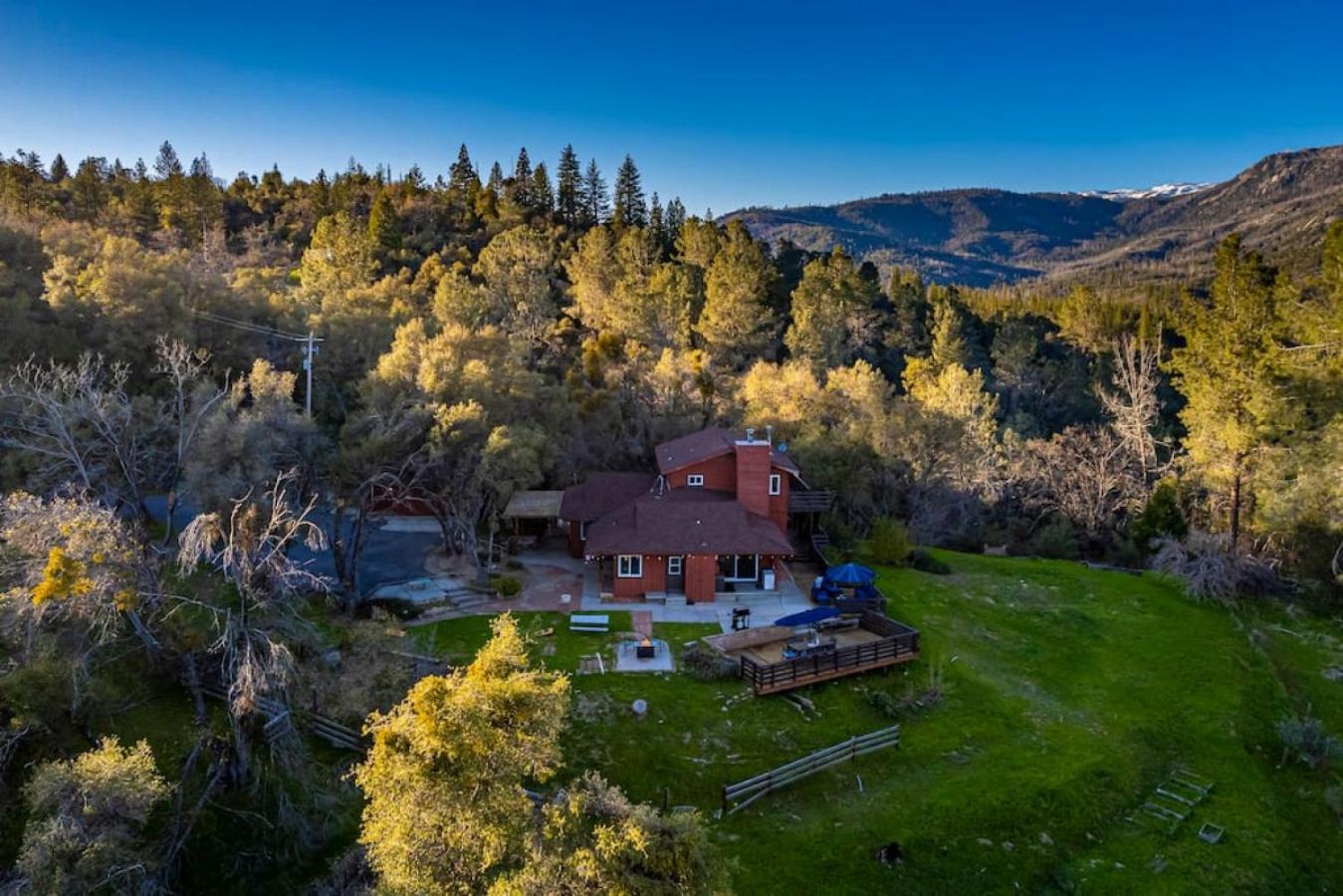 Sierra Vista Lookout Lodge With Creek, Waterfall And Waterholes, Minutes From Bass Lake And Yosemite South Gate North Fork Kültér fotó