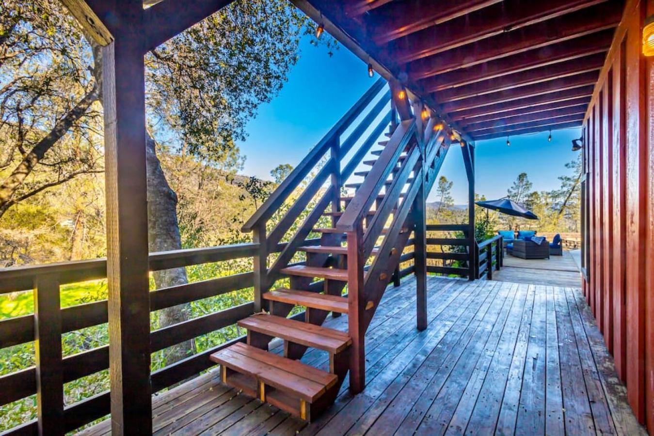 Sierra Vista Lookout Lodge With Creek, Waterfall And Waterholes, Minutes From Bass Lake And Yosemite South Gate North Fork Kültér fotó