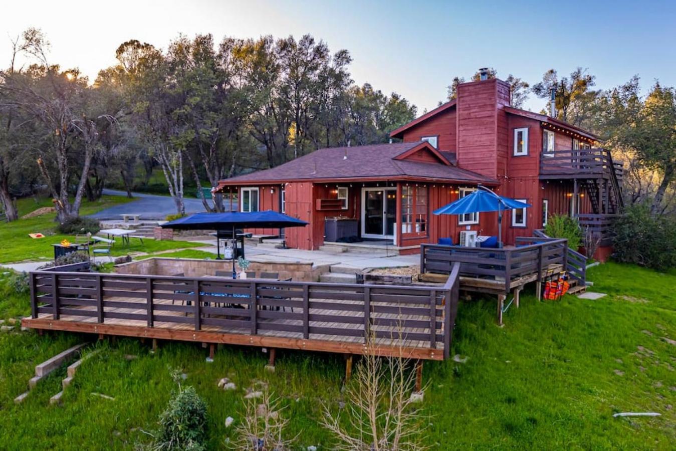 Sierra Vista Lookout Lodge With Creek, Waterfall And Waterholes, Minutes From Bass Lake And Yosemite South Gate North Fork Kültér fotó